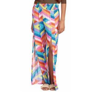 NEW ELAN women's pant with front slit in multi